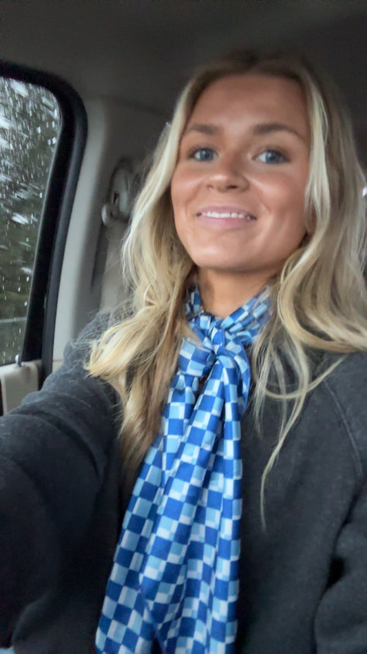 Pep Rally Blue Wild Rag/Scarf