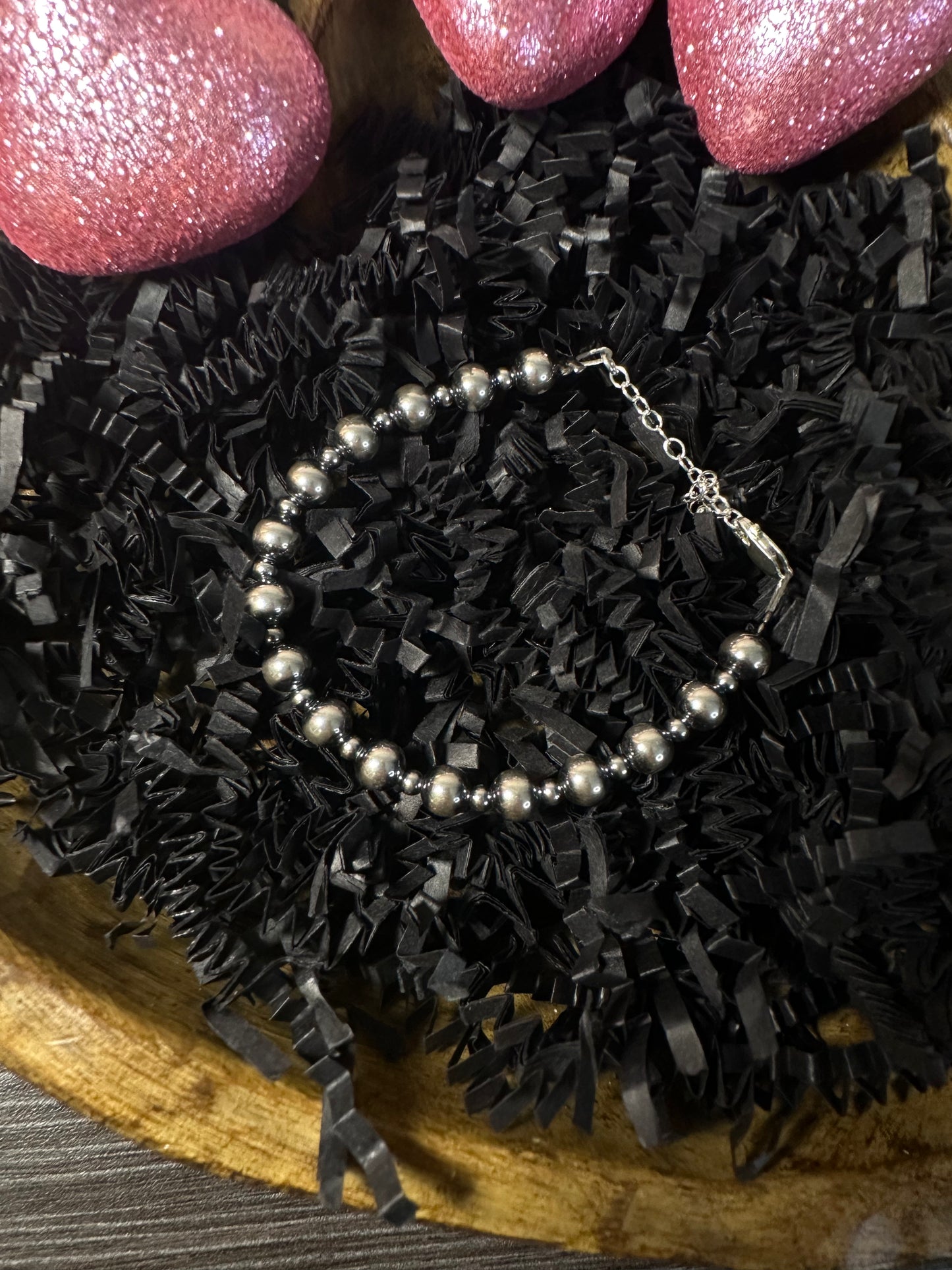 3mm & 6mm Navajo Pearls Bracelet