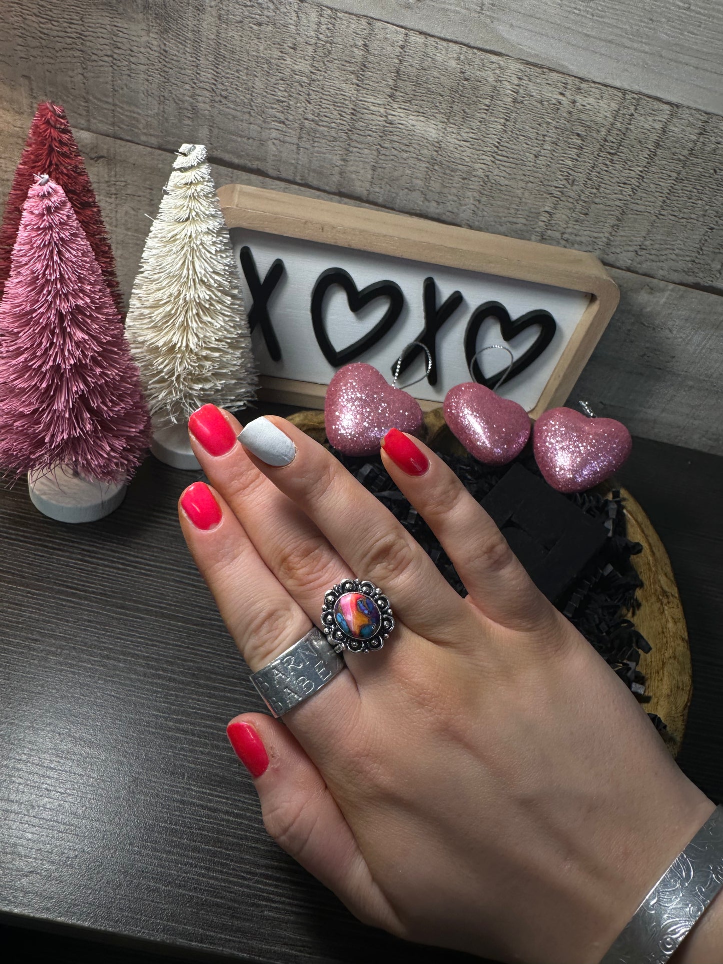 Dahlia Oval Ring