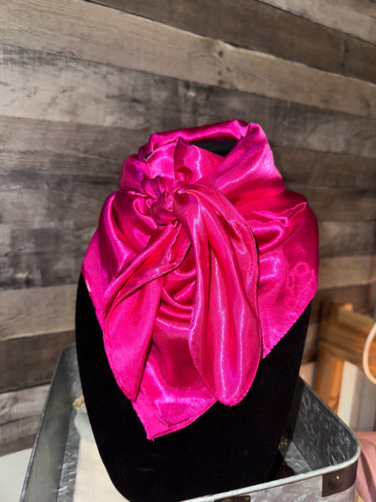 Solid Fuchsia Wild Rag/Scarf