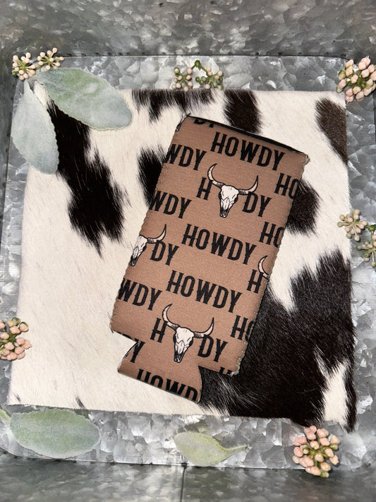 Tall Koozie-HOWDY