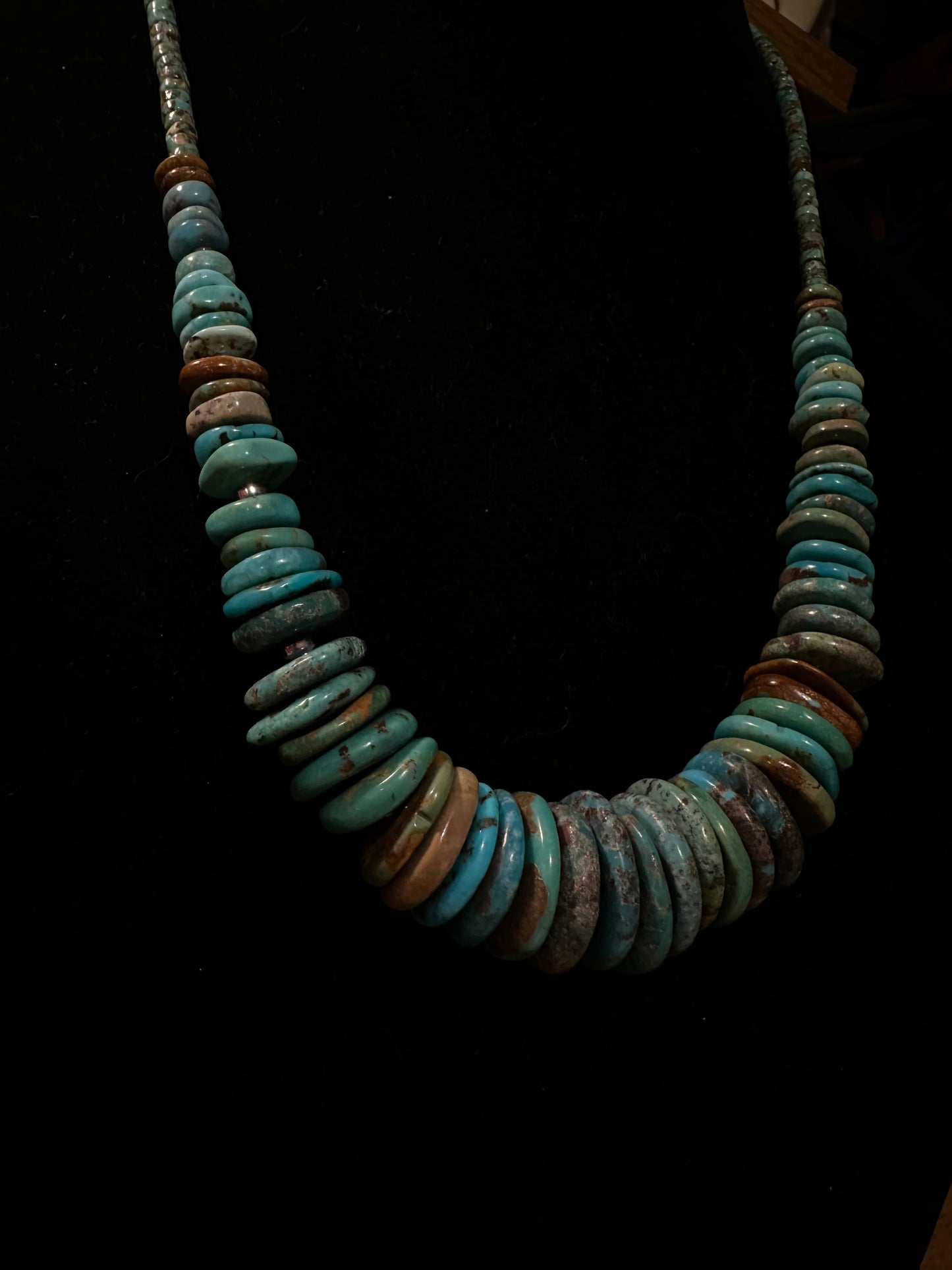 22" Graduated Turquoise Necklace