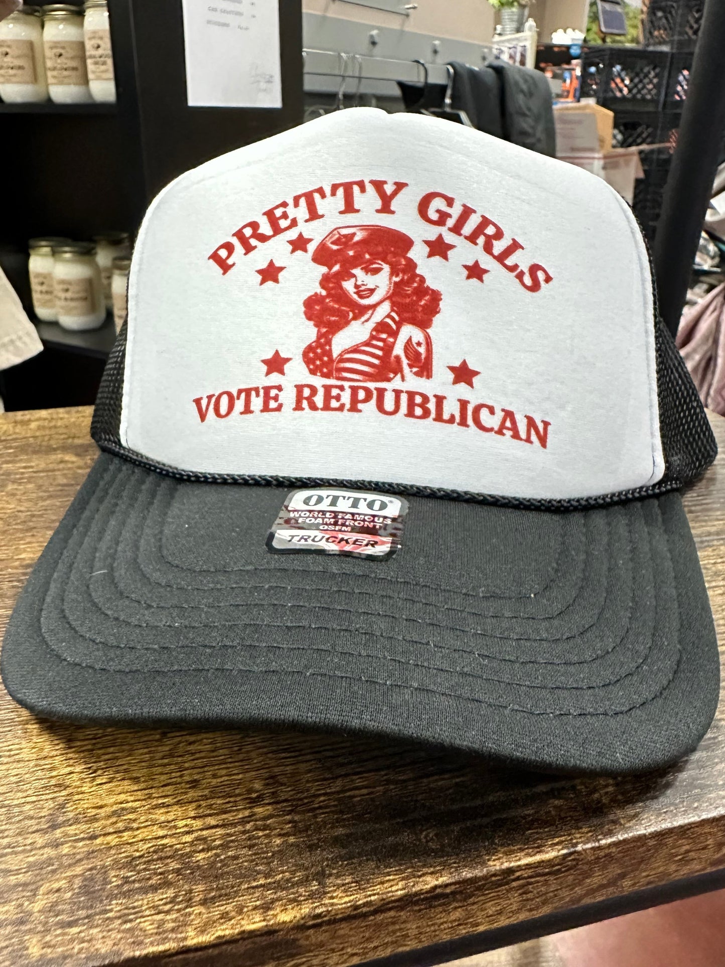 Pretty Girls Vote Trucker Hat