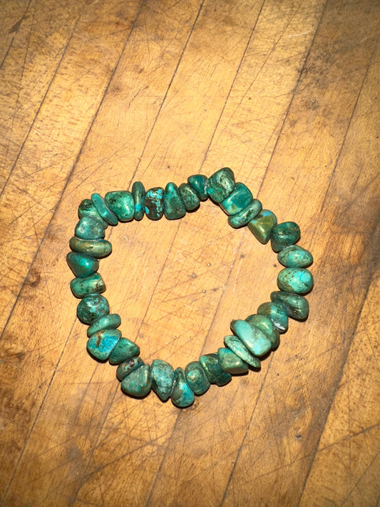 Chunky Natural Turquoise Bracelet