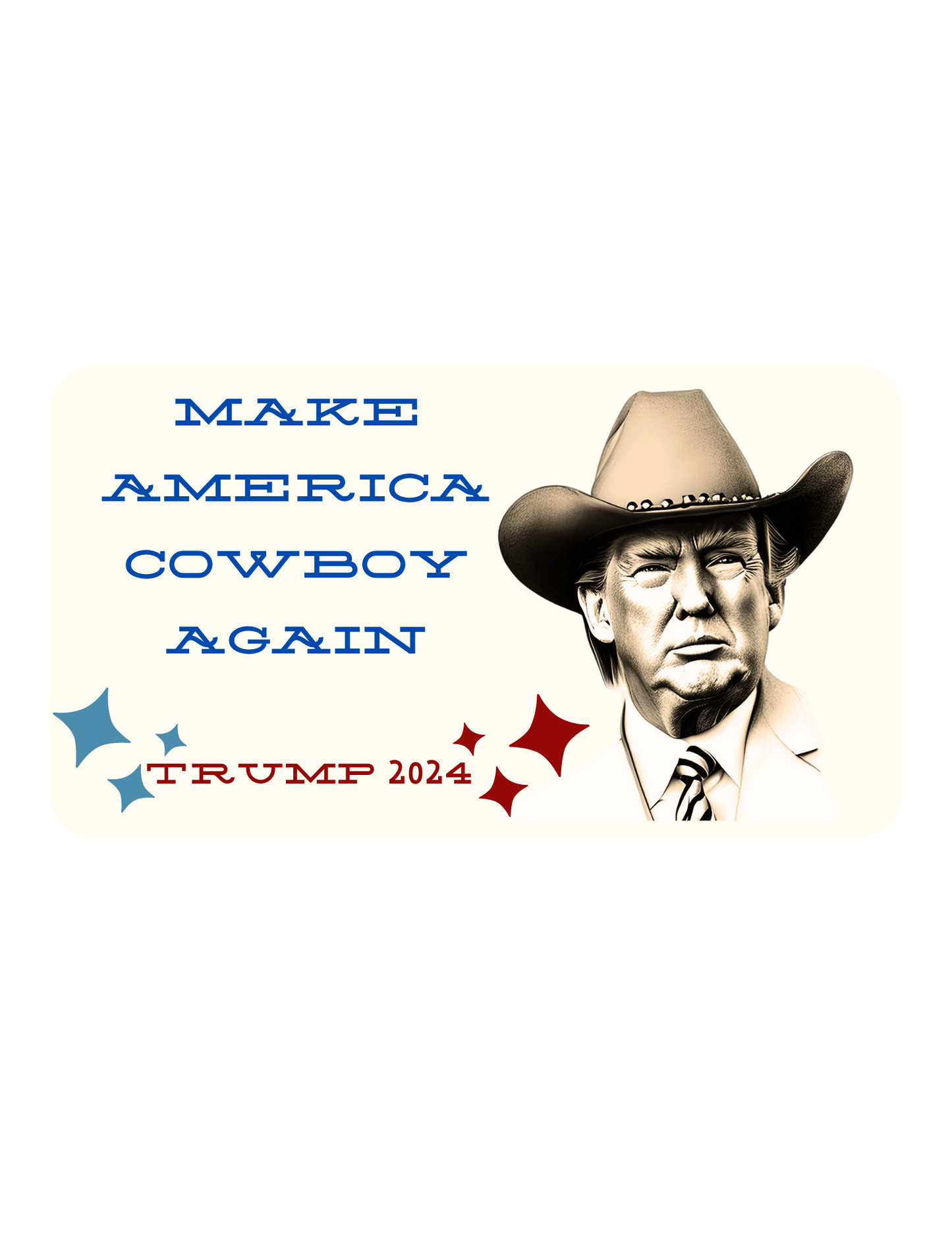 PRE-ORDER Make America Cowboy Again Slate Blue